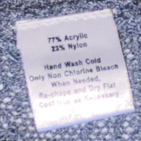 Windi River Gray Open Weave Draped Cardigan Size Small - Picture 16 of 16